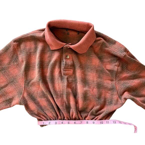 y2k plaid crop top | gilmore girls inspo | fall outfits | custom reworked fits - Picture 6 of 9